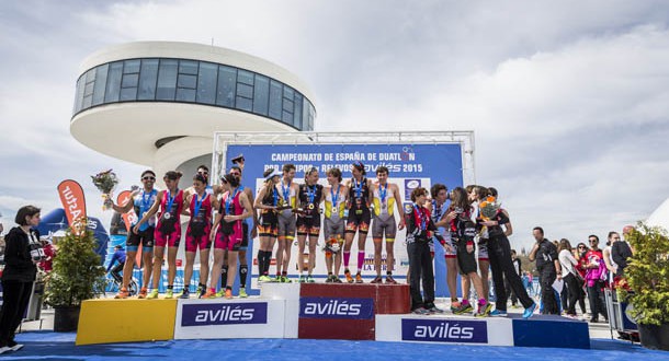 El Valle de Aranguren vence en el Campeonato de Espa&ntilde;a de Duatl&oacute;n por Relevos en Edad Escolar